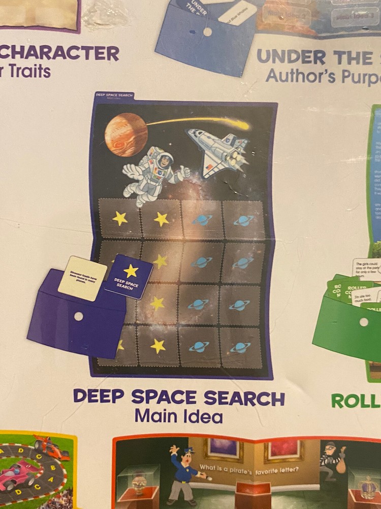 New Lakeshore Reading Comprehension Elementary Folder Games Plus Orda Math Bingo