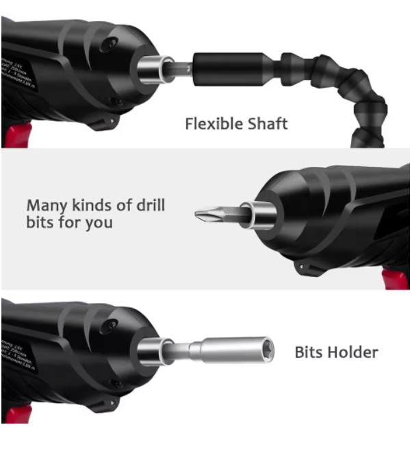 47PCS Electric Screwdriver Set Portable Repair Tool High Precision Power Tools