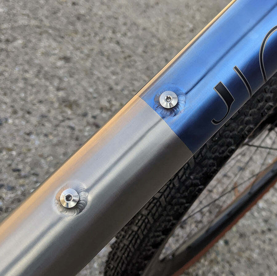 Oil Slick Ultra-Low Profile Superlight Titanium Bottle Cage Bolts by Terske