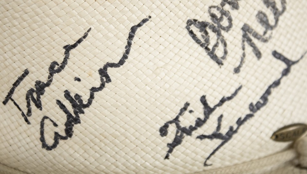 ALAN JACKSON - HAT SIGNED WITH CO-SIGNERS