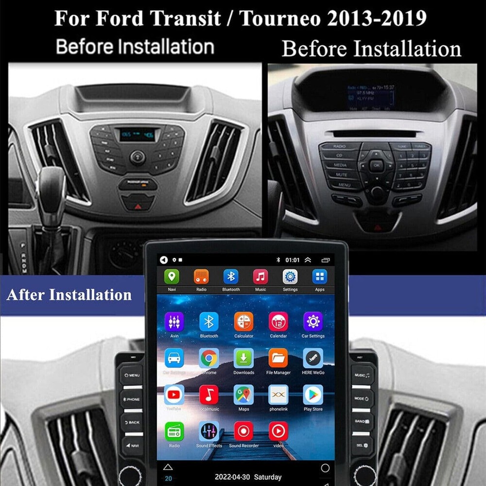 Transit Custom 2013-2019 Android 13 Stereo 9.7 Touchscreen Wireless Carplay