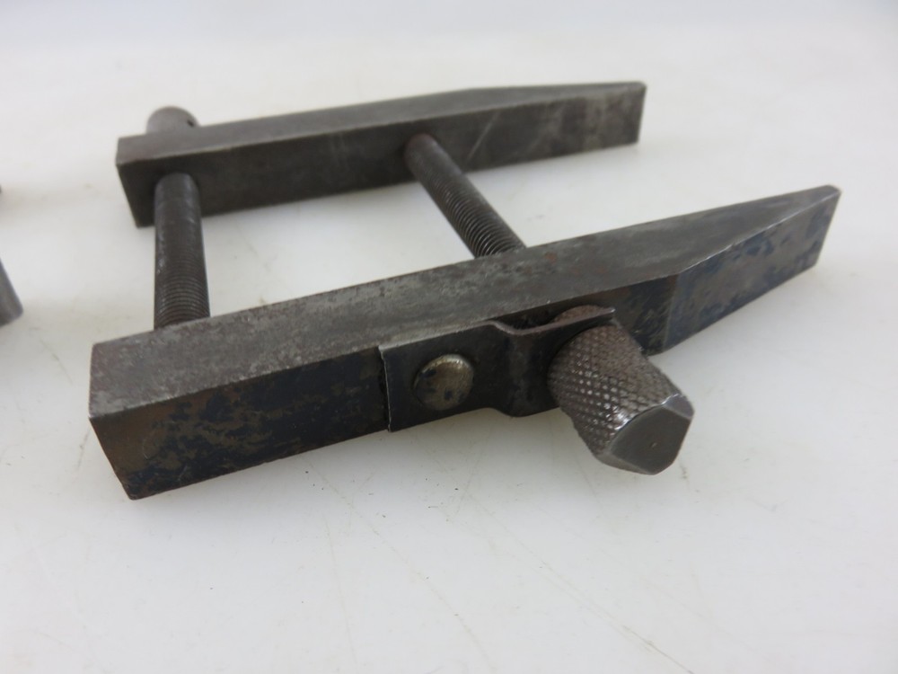 UNBRANDED Adjustable Steel Parallel Clamps 4pc Set Vintage