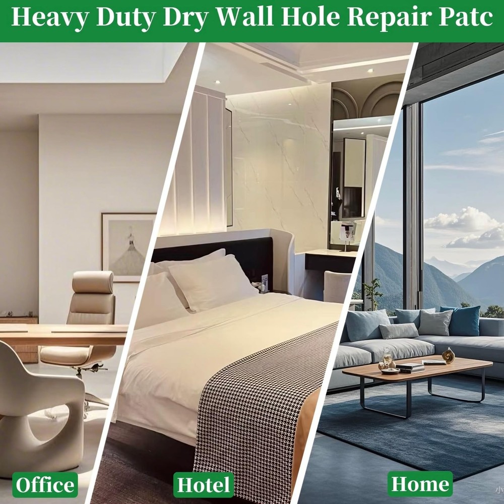 14 Pack Drywall Repairs Patch, Repair Kit with Extended White