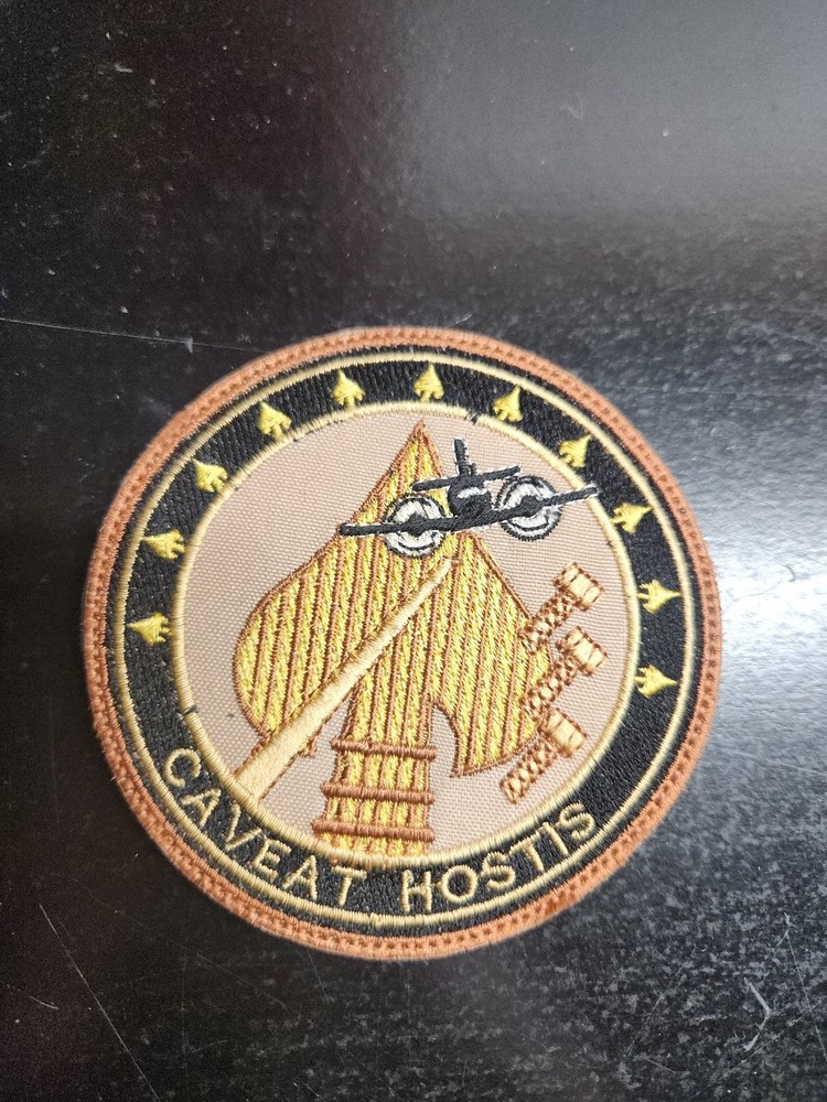US Air Force 11th Intelligence Squadron Patch CAVEAT HOSTIS ISR Drone