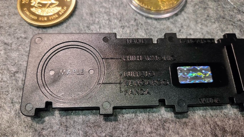 GENUINE Gold Coin Authenticity Tester Detector Eagle Maple Kangaroo Panda