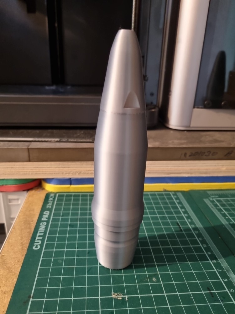 Replica Bofors L60 Projectile shell 3D printed Plastic