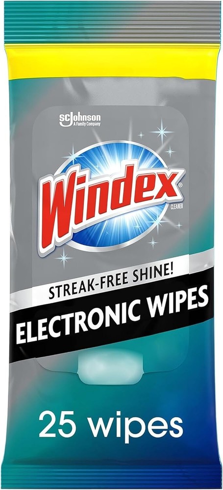 Windex Electronics Wipes, Pre-Moistened Screen Wipes