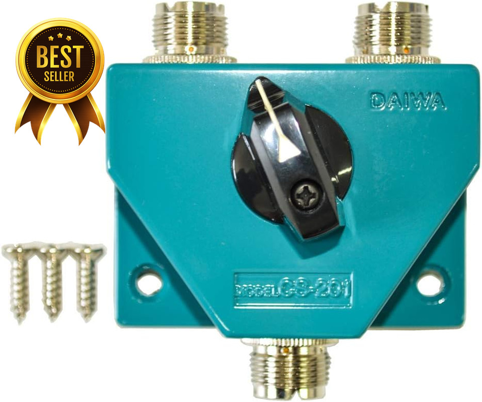 CS-201A 2 Position Coax Switch RF Antenna A/B Selector Switch
