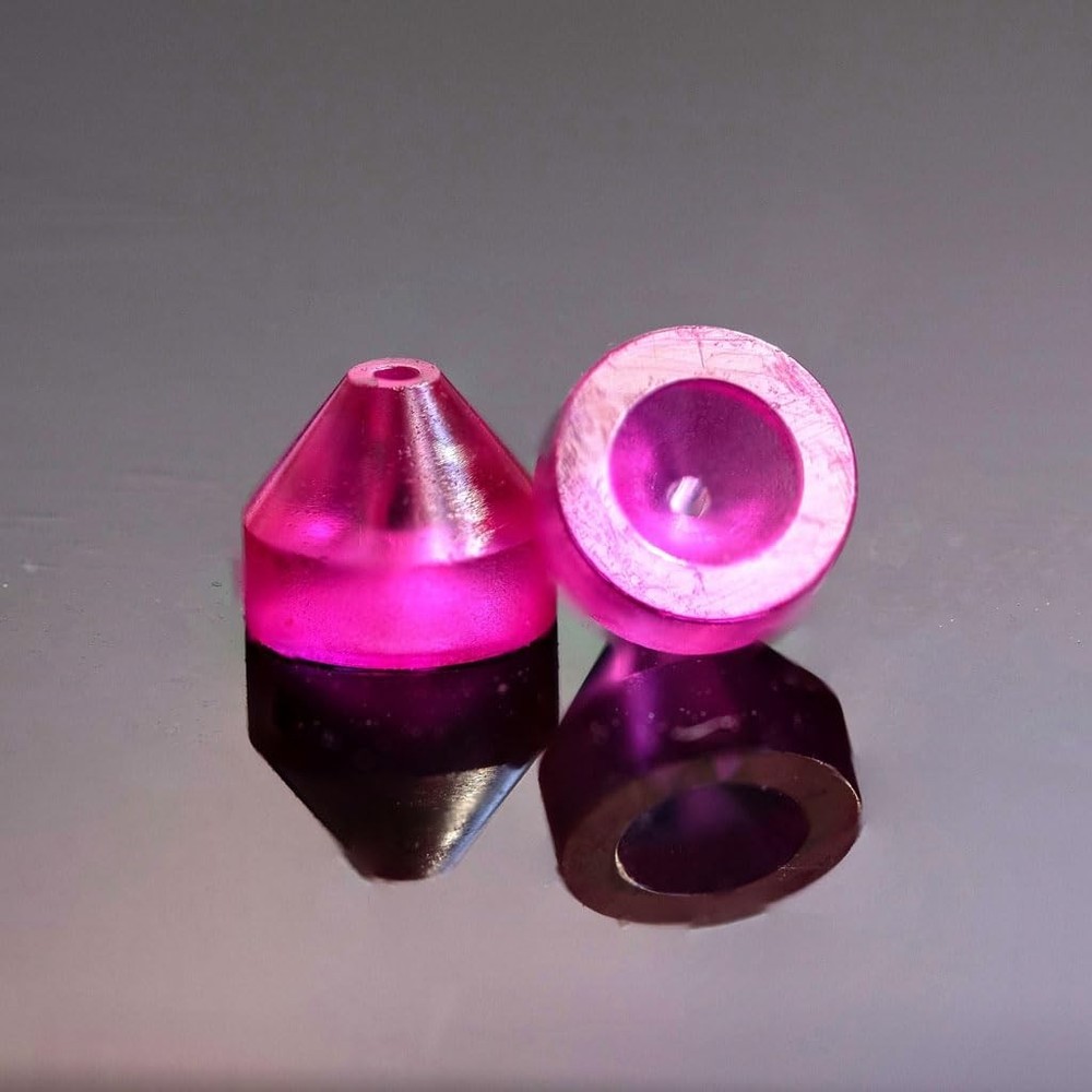 3D Printer Nozzle 0.4mm Ruby Hardened Abrasion Resistant Copper Compatible