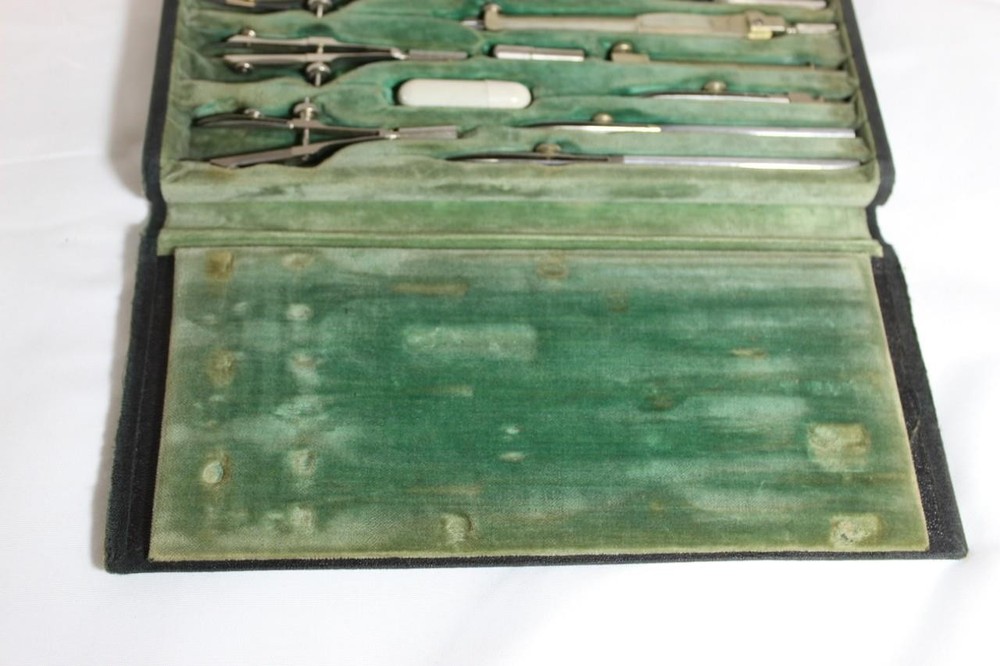 Doric Co Drafting Drawing Protractor Set 9526 Vintage Germany