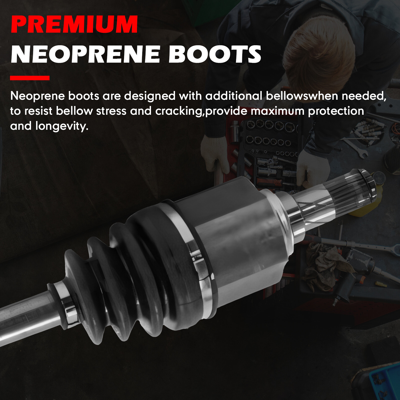 2 Front CV Axle Shaft Assemblies SurTrack Set for Nissan Altima Rogue FWD w/ A/T