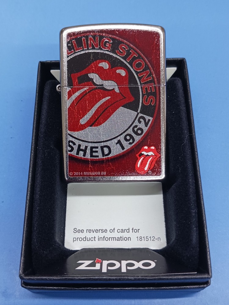Zippo 28843 Rolling Stone Street Chrome