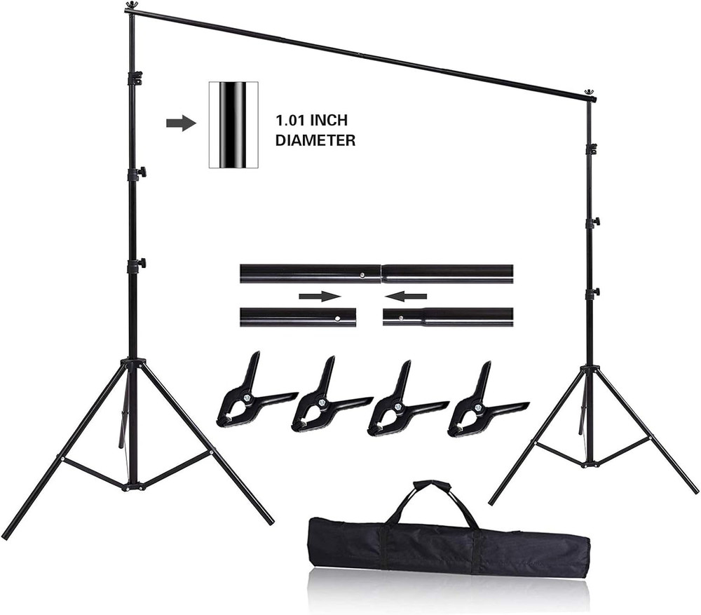 10Ft X 8.5Ft Adjustable Photography Backdrop Support System Photo Video Studio M