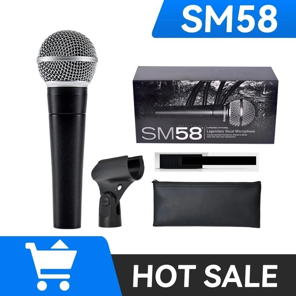 SM58S Dynamic Vocal Microphone With On/Off Switch US***