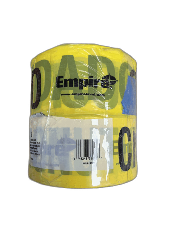 Empire 3 in. x 1000 ft. Caution Tape (2-Pack)