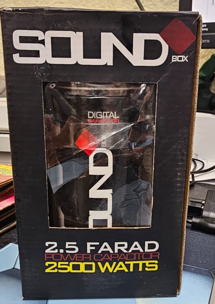 SoundBox SCAP2D, 2.5 Farad Digital Capacitor - 2500 Watts Peak