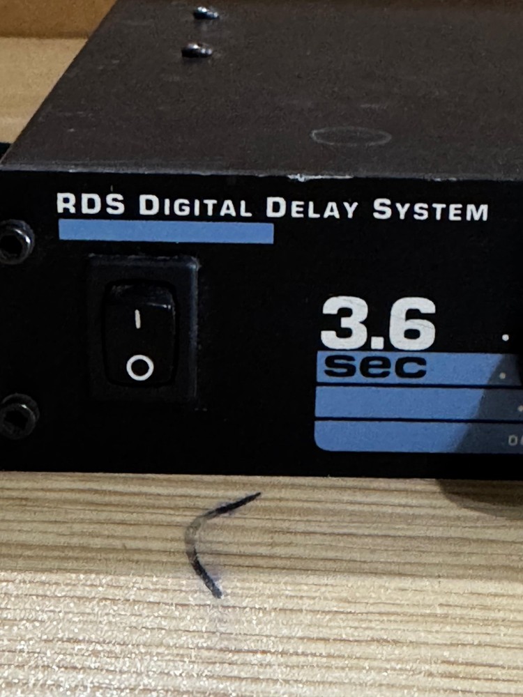 Digitech RDS Digital Delay System 3.6 Sec Chorus Flange Rack Guitar Processor