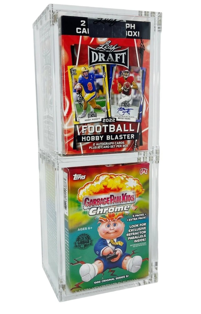 Premium Acrylic Display Case w/ Magnetic Lid & Stackable for Modern Blaster Box