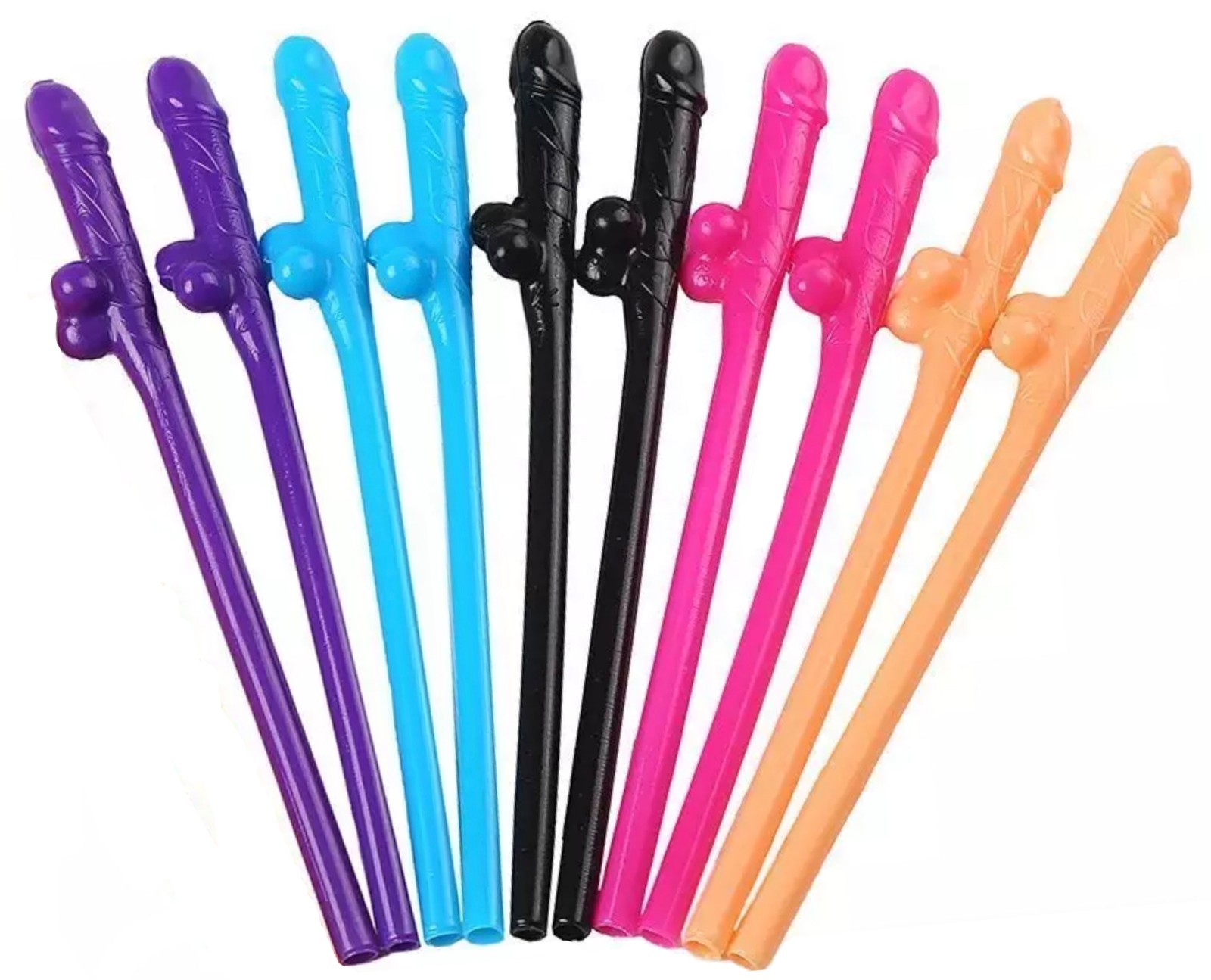 Novelty Penis Straws Bachelorette Party Supplies Decorations Dick Drinking Favor