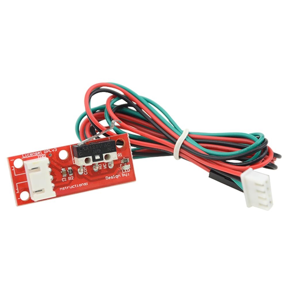 WMYCONGCONG 10 PCS Mechanical Endstop Limit Switch with Cable Compatible Red