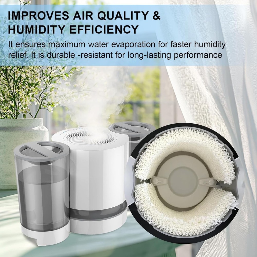 For Vornado Wick Pad Filter Replacement 2 Pack for MD1-0034 EVDC300 EVDC500