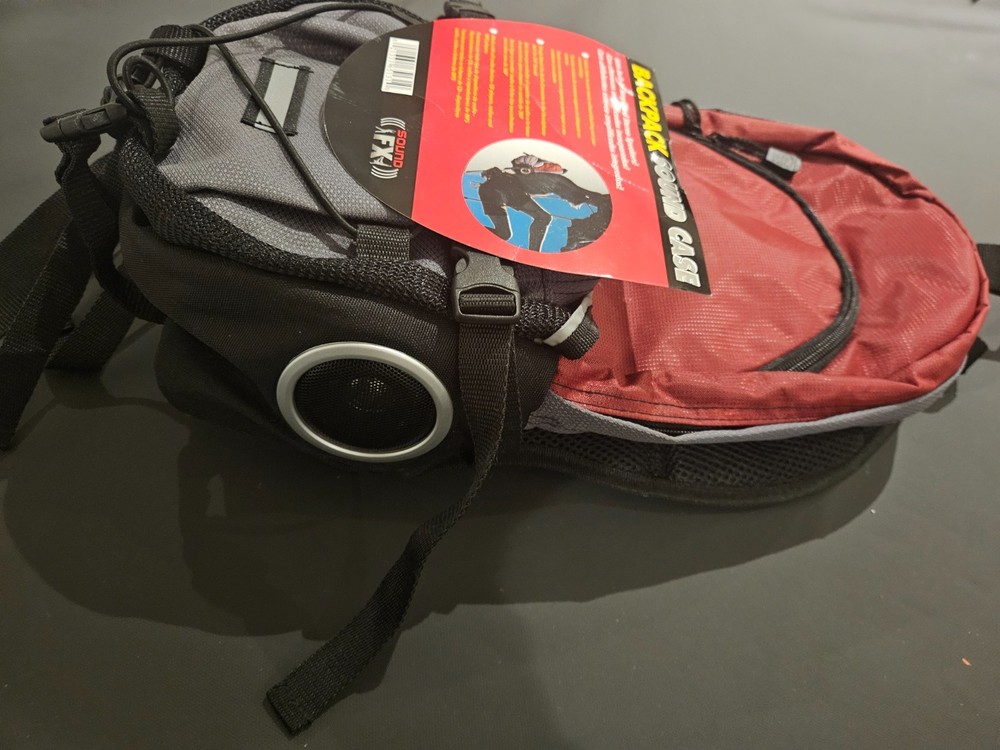 Backpack sound case untested New Sold As Is