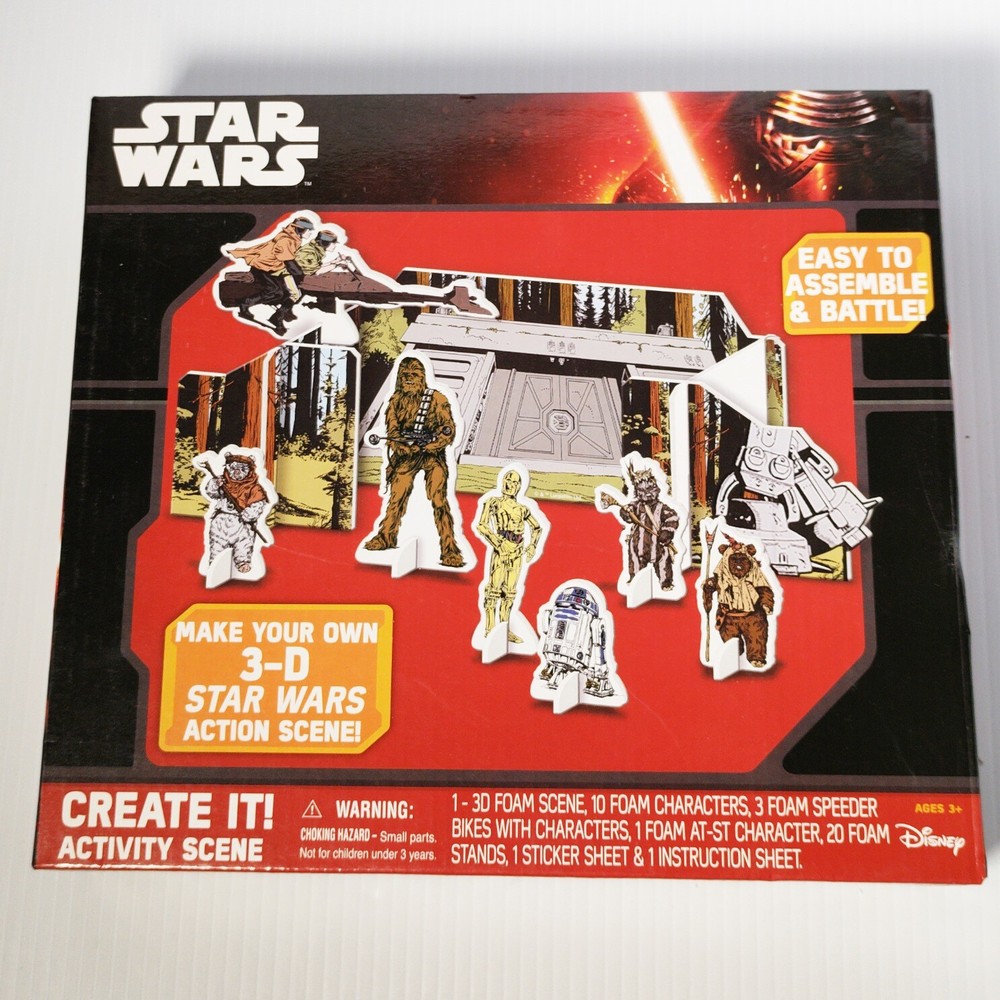 Star Wars Create It Activity Scene 3D