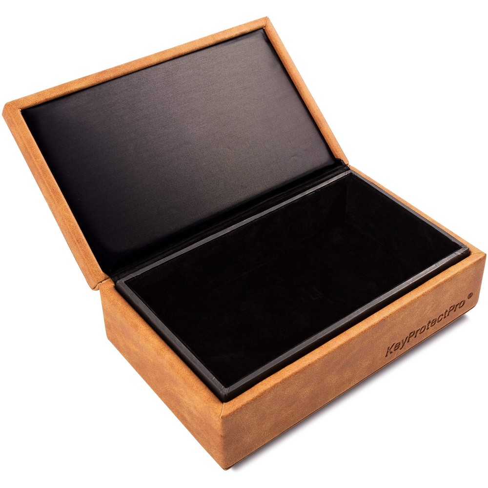 KeyProtectPro® Premium Faraday Key Protection Box in Tan