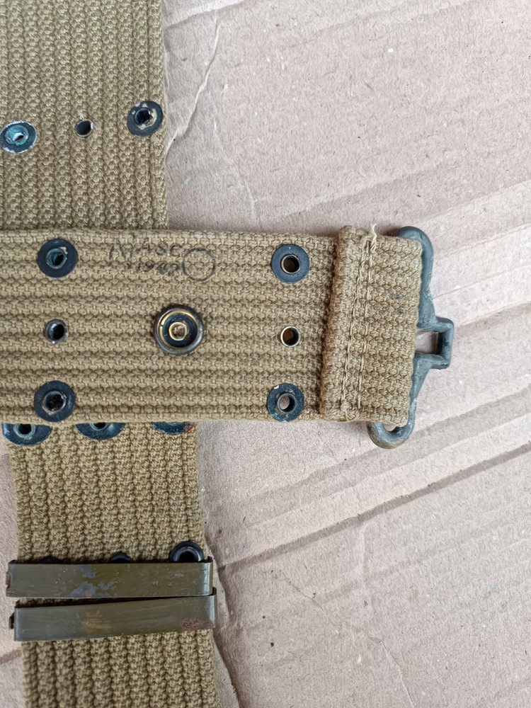 WWII WW2 Original M1936 US Army Pistol Belt dated NASCO 1942