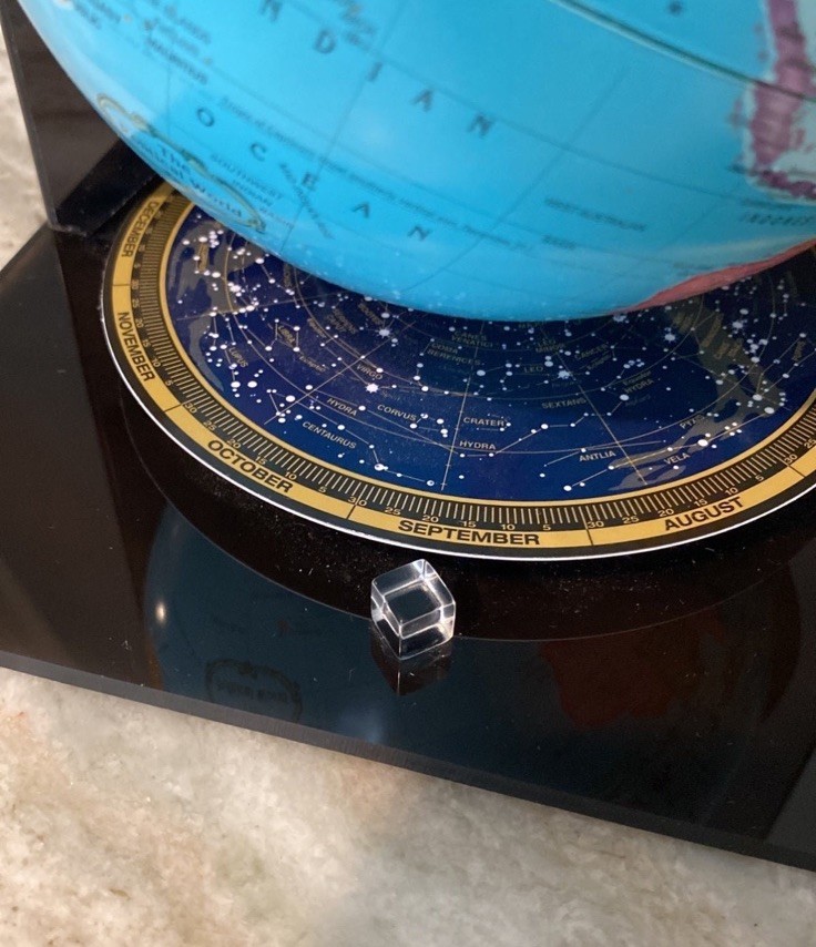 Planisphere Globe Star Map Vignette Designed By Robert D. Miller