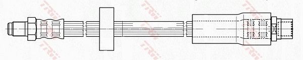 Brake Hose TRW PHB601