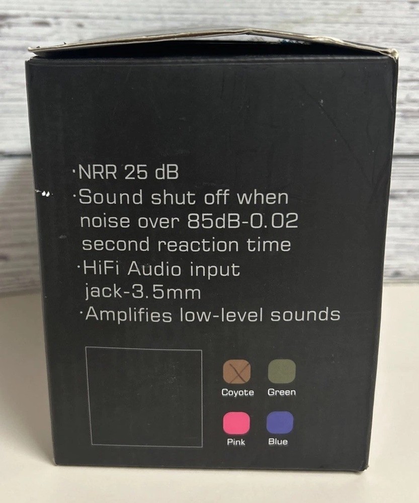 New GLORYFIRE Electronic Hearing Protector Shooting Noise Canceling