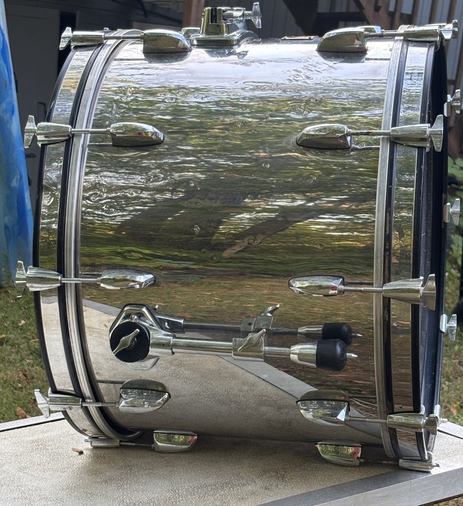 PEARL SESSION 22" Chrome Wrap BASS DRUM