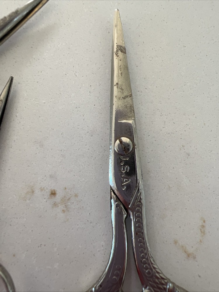 Antique Mini Scissors (3 Pair) Unique (Germany, USA)