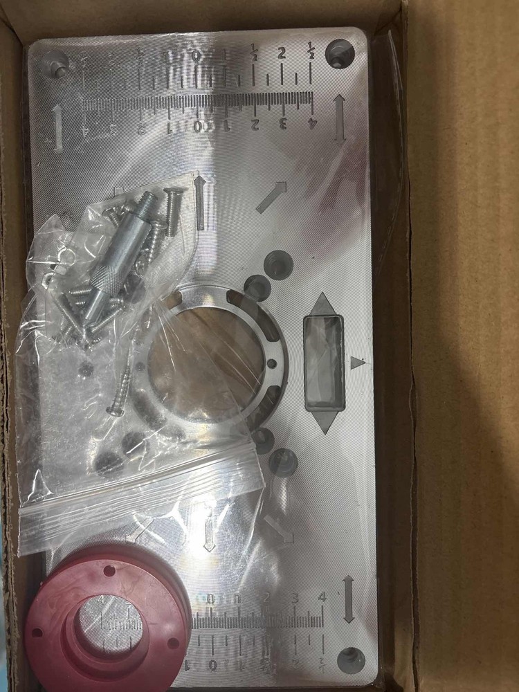 Surface Grinding Self-built Trimmer Mounting Plate Fixing Plate Silver