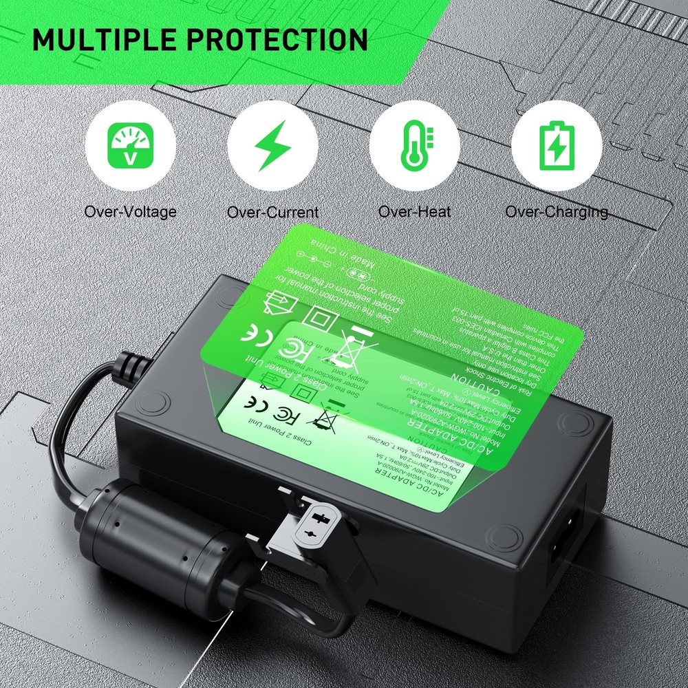Universal Electric Couch Power Recliner Adapter 29V 2A Power Supply Transform...