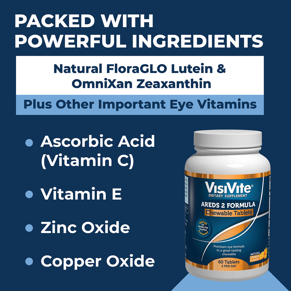 VisiVite Sugar*Free AREDS 2 Chewable Tablets