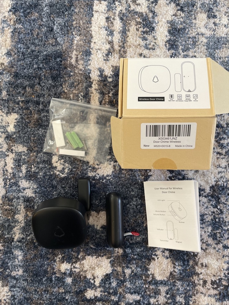 Door Chime Door Sensor Chime with Adjustable Volume Easy installation 500 Range