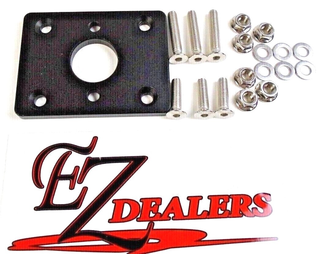 Brake Booster Eliminator Delete Plate BLACK Honda Civic Acura Integra MADE IN US