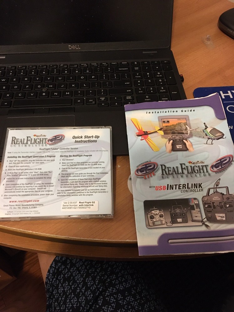 Great Planes Real Flight R/C Flight Simulator Futaba Controller & Game