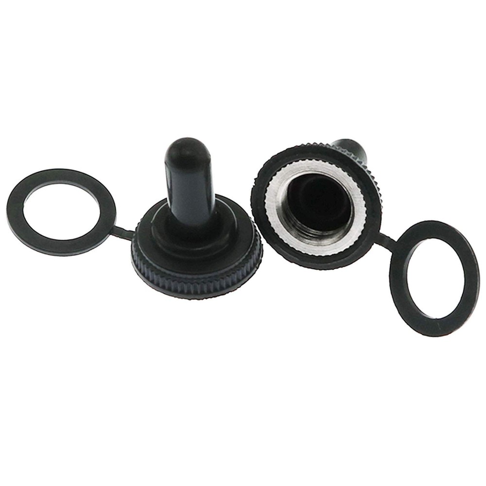 MEETOOT 12pcs Button Switch Waterproof Dust Proof Cap 12mm Rubber Electrical...