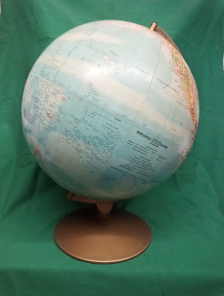 replogle stereo relief globe 12'