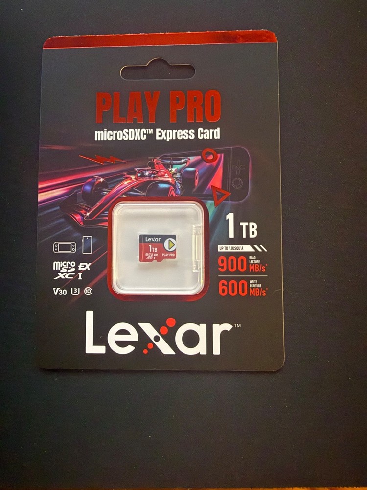 Lexar 1TB PLAY PRO microSDXC Express Memory Card For Gaming, Nintendo Switch 2