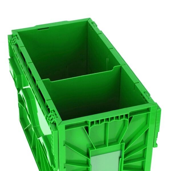 2 BCW Green Short Comic Book Bin -Heavy Duty Acid Free Plastic Stackable Box