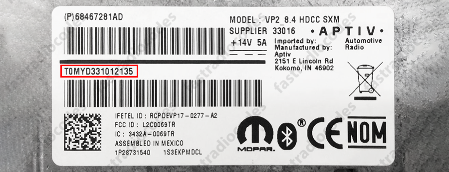 ✅DODGE CHARGER CAR RADIO ANTI-THEFT UNLOCKING PIN CODE FOR ALL MODELS✅