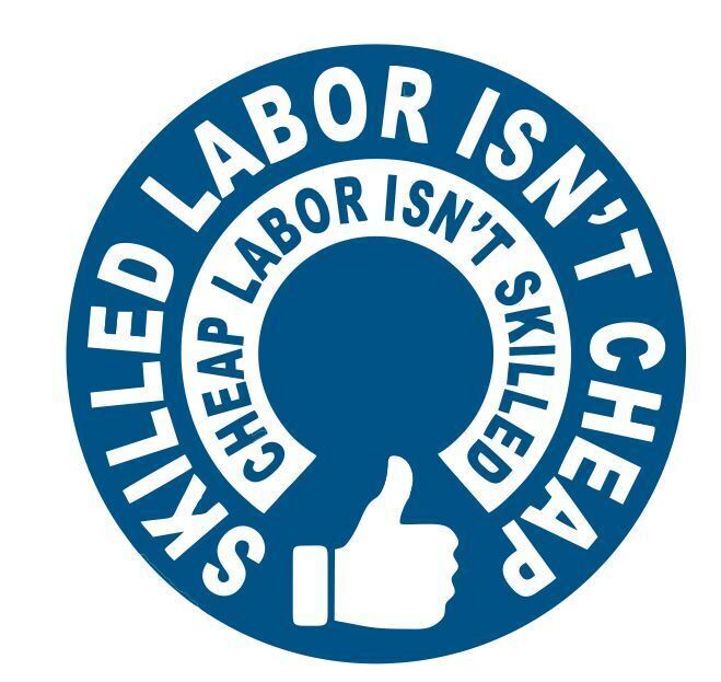 Skilled Labor Sticker