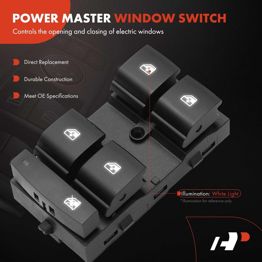 Power Window Switch For Sonic 2017-2020 Regal 2012-2017 Front Left Driver Side