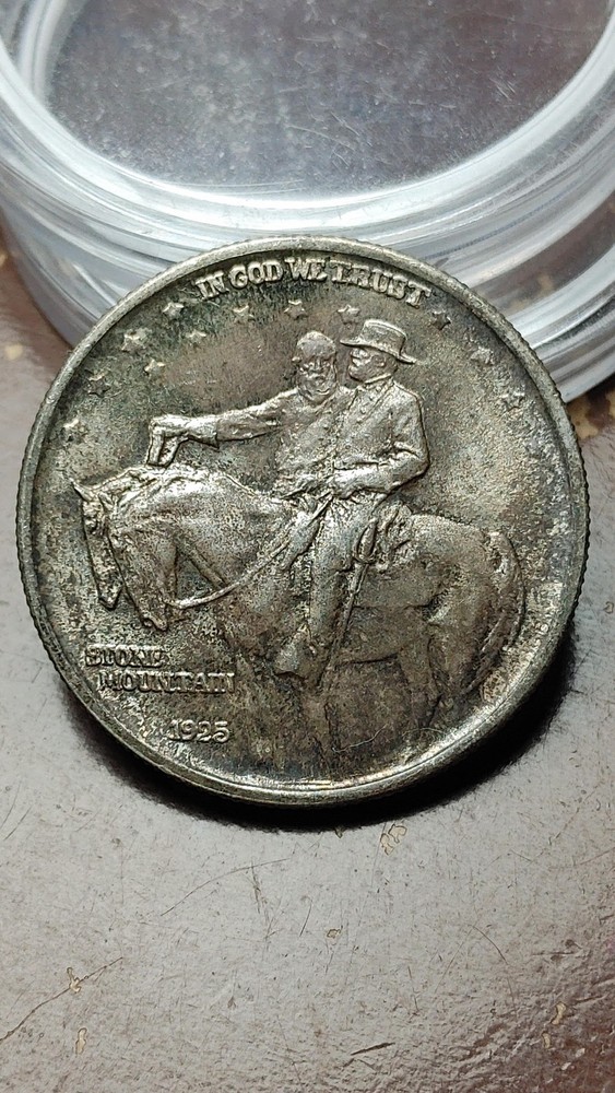 1925 Stone Mountain Silver Half Dollar Commemorative UNC Uncirculated       W795