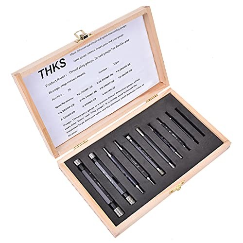 10Pcs Thread Plug Gage Nut Bolt Thread Checker Double End Imperial thread
