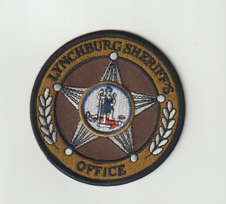 Lynchburg Sheriff's Office obsolete patch shipped from Australia